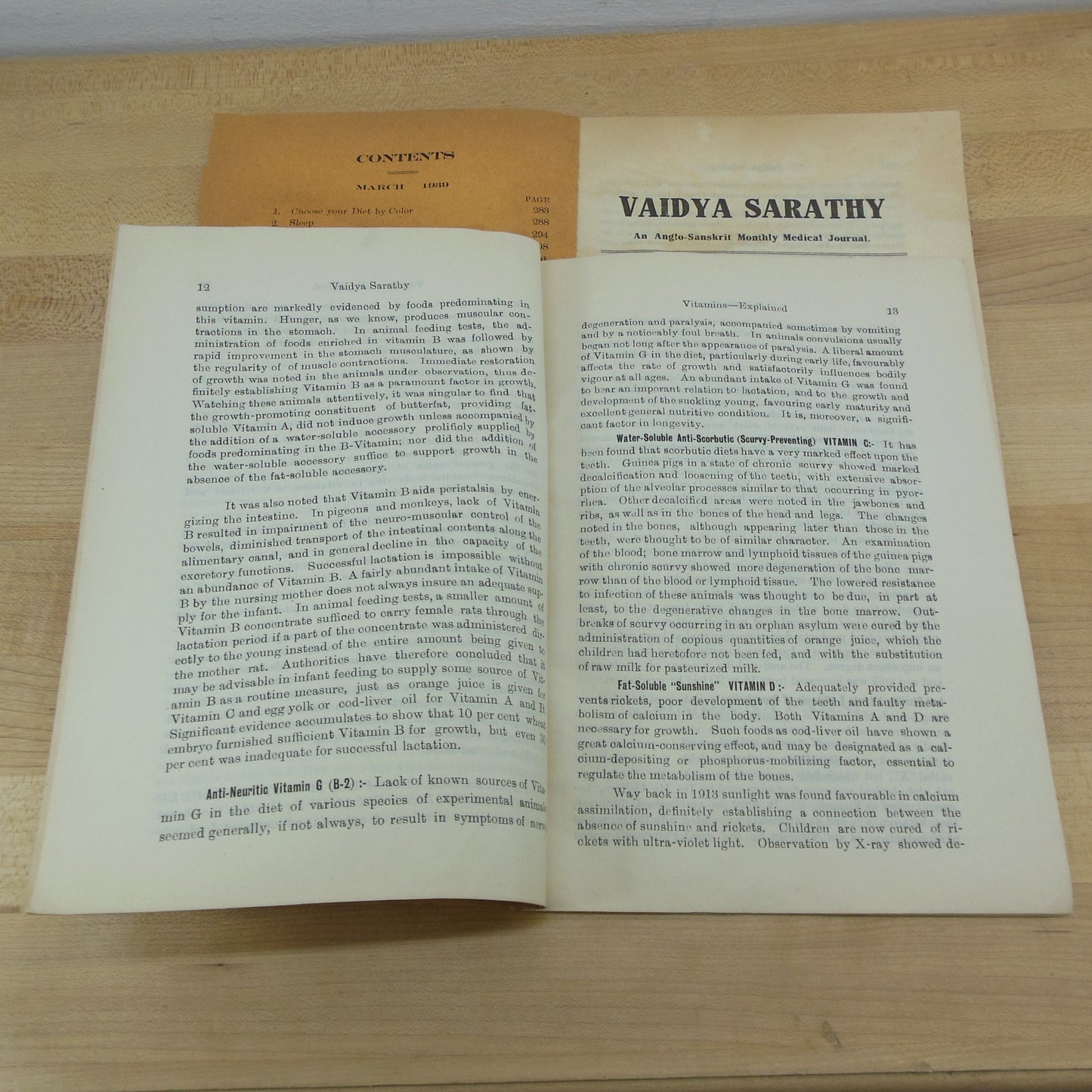 Vaidya Sarathy 1939 Hindu System Medical Journals Ayurveda Vintage