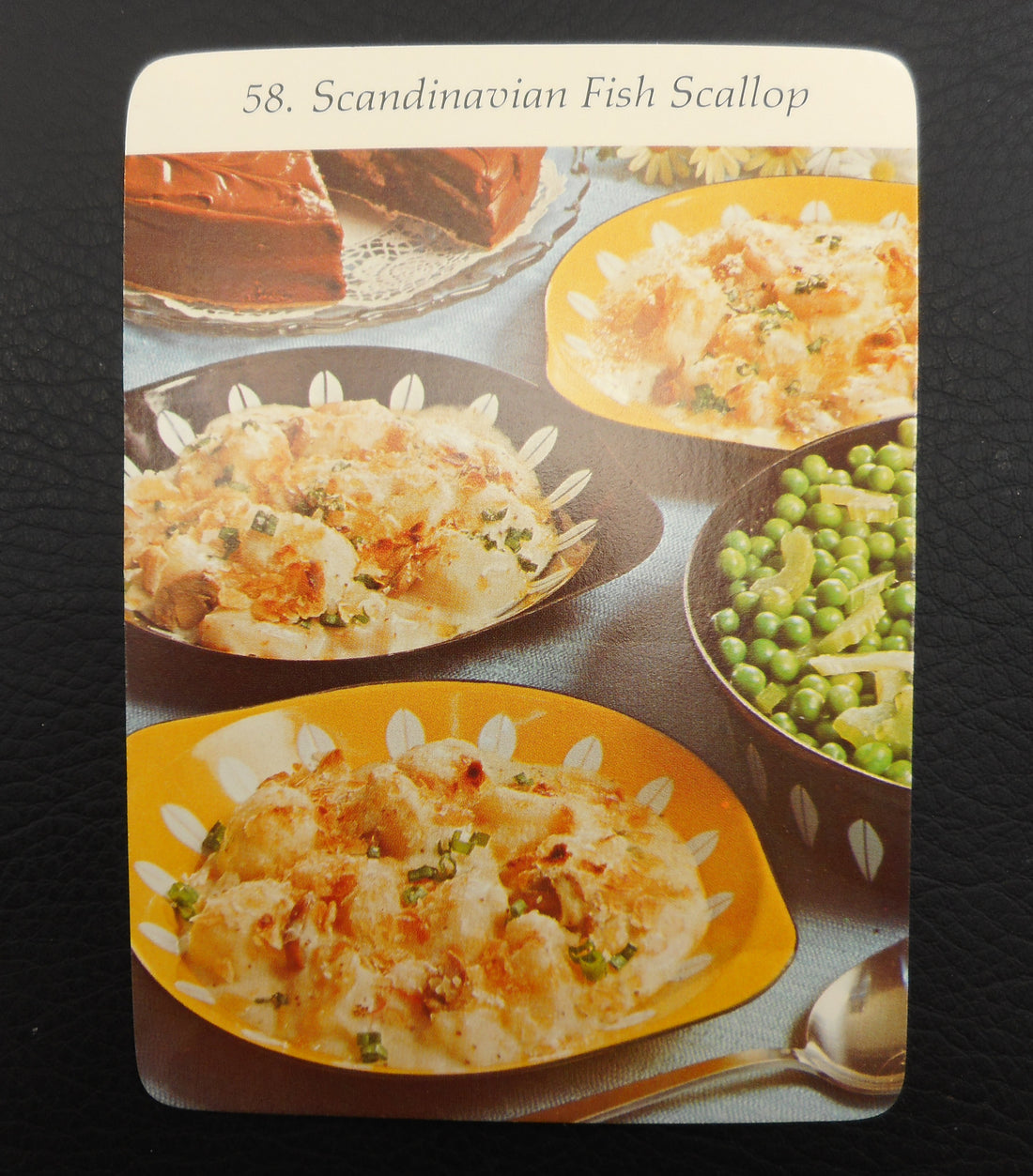 Vintage 1972 Cathrineholm Norway Lotus Pans Recipe Card