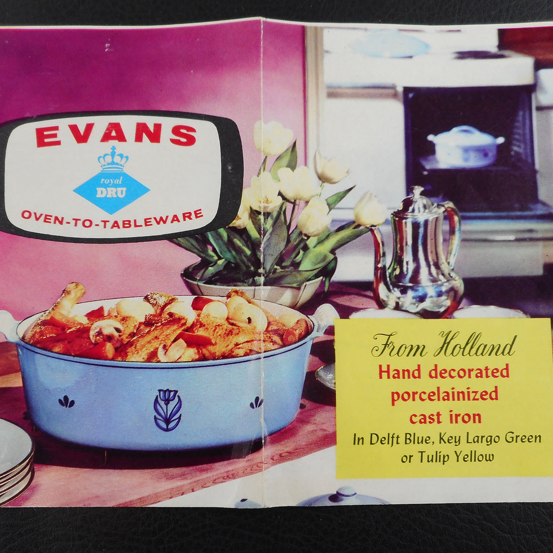 Evans Royal Dru Holland Cookware Colors - Color Names