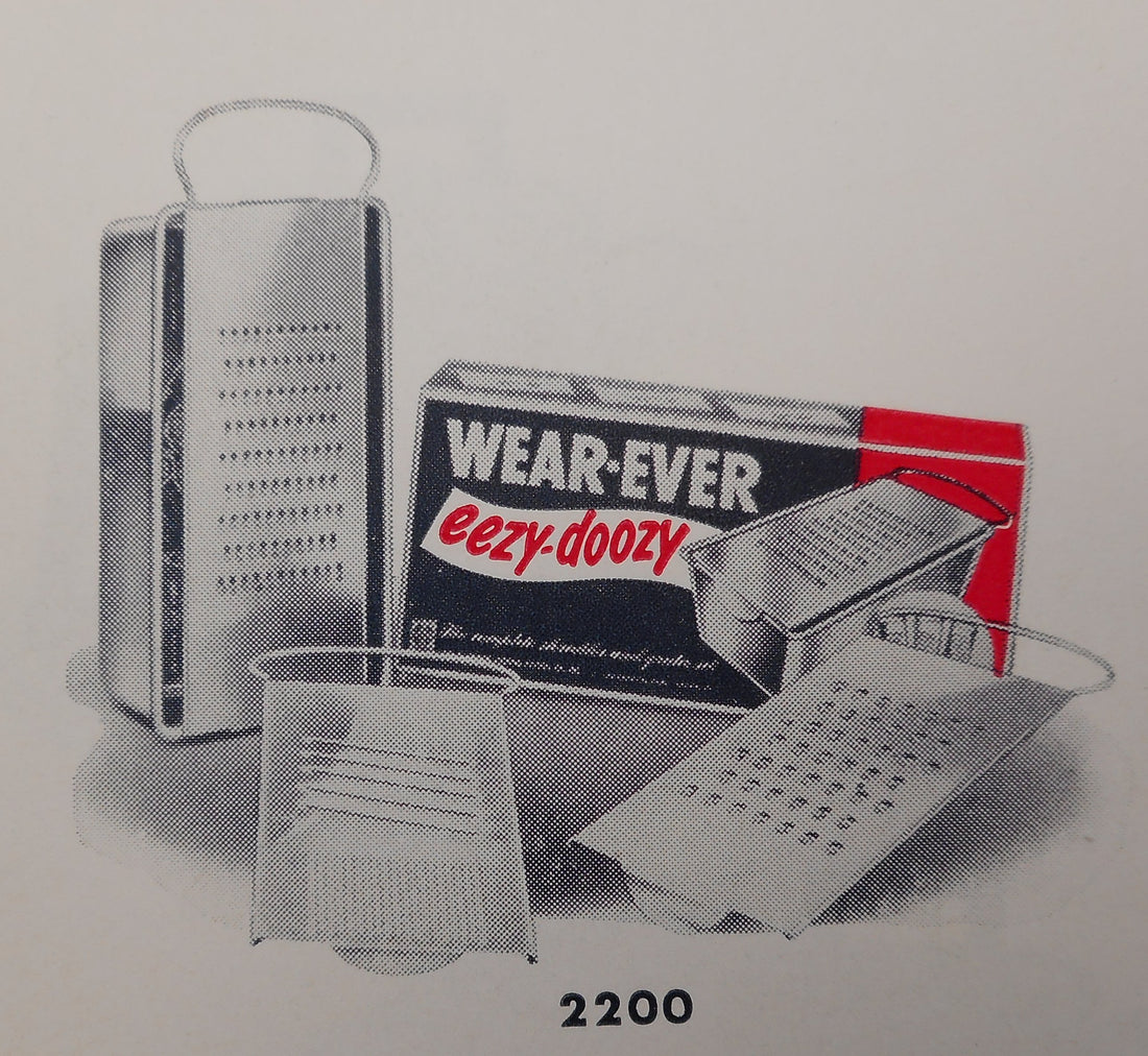 1955 Wear Ever eezy-doozy Shredder and Grater Set