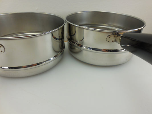 Revere Ware Cookware Double Boiler Inserts Depths - Two Sizes