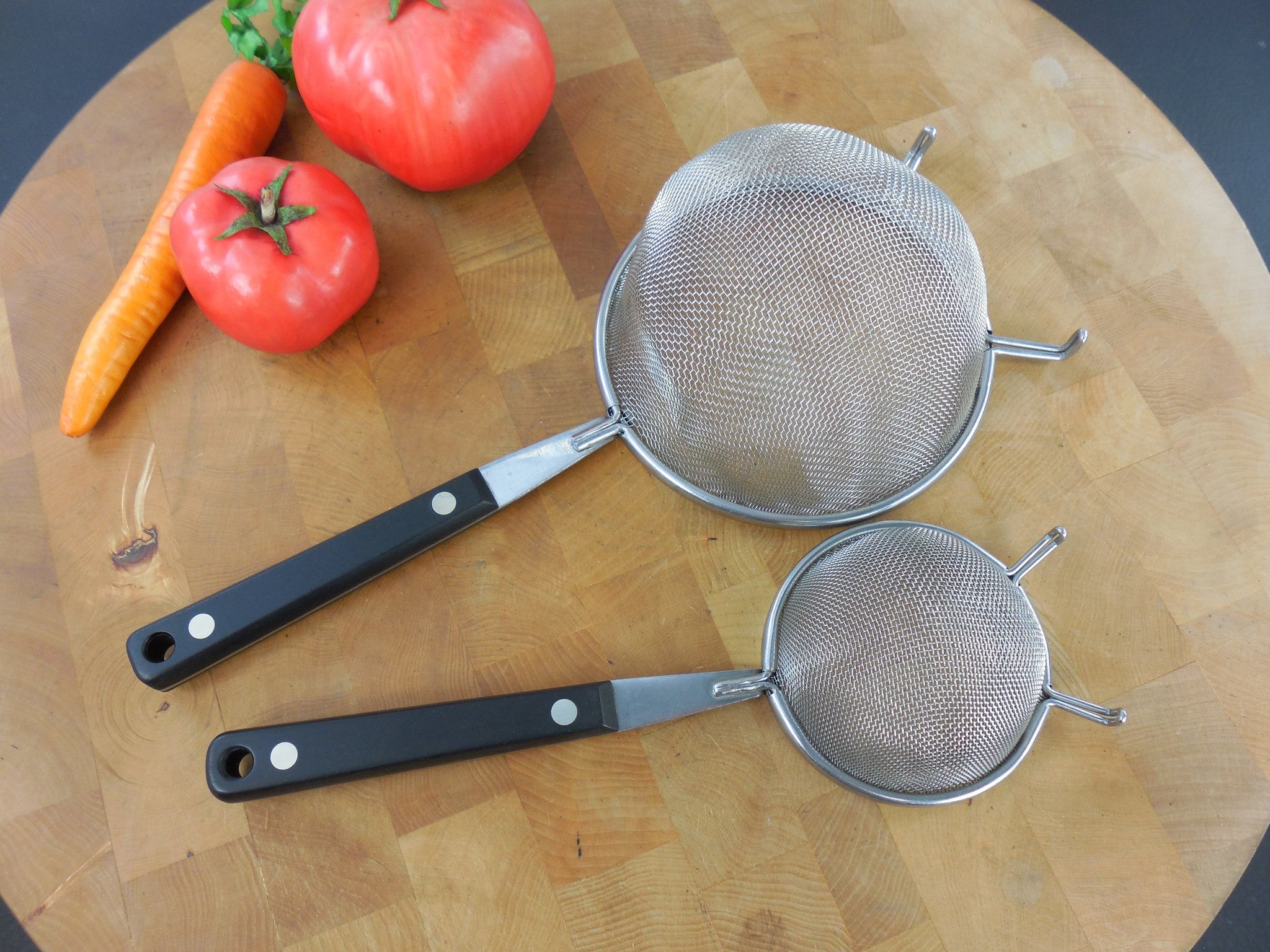 Flint Ekco Wire Mesh Kitchen Strainer Tools Utensils - The Two Sizes ...