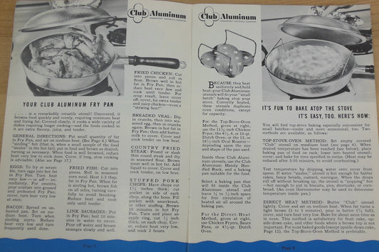 1949 Club Hammercraft Aluminum Bake Atop The Stove Skillet Pie