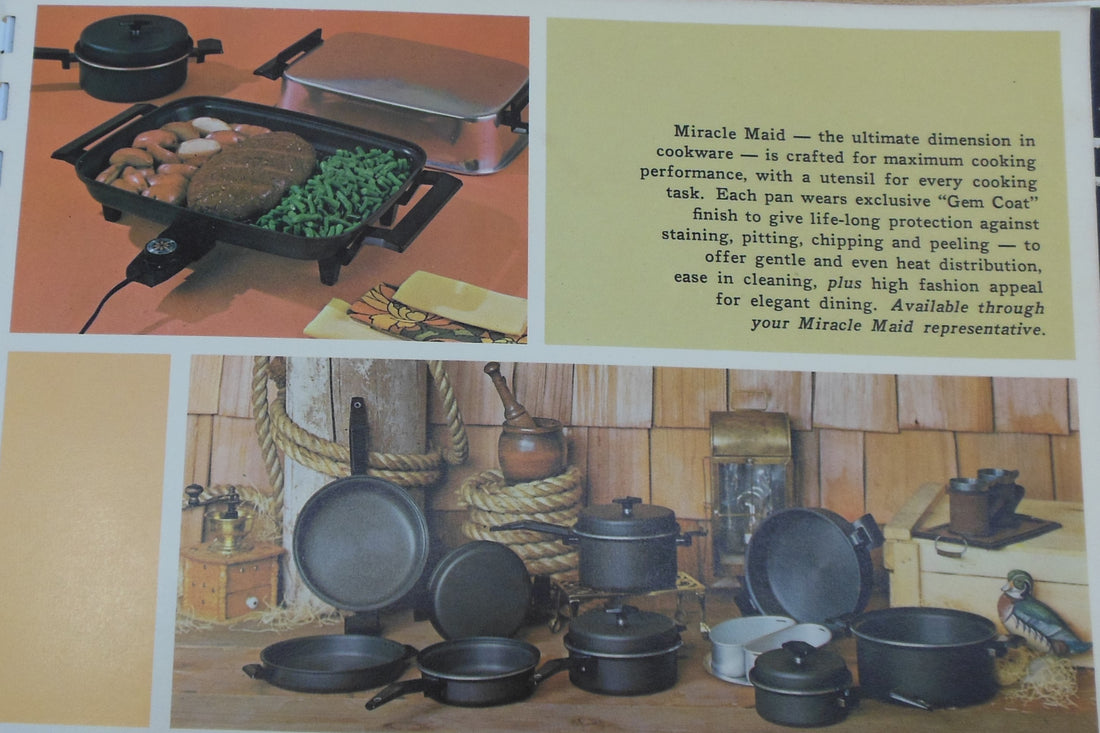 1970 West Bend Miracle Maid Lektro Maid Cookware Line Advertisement