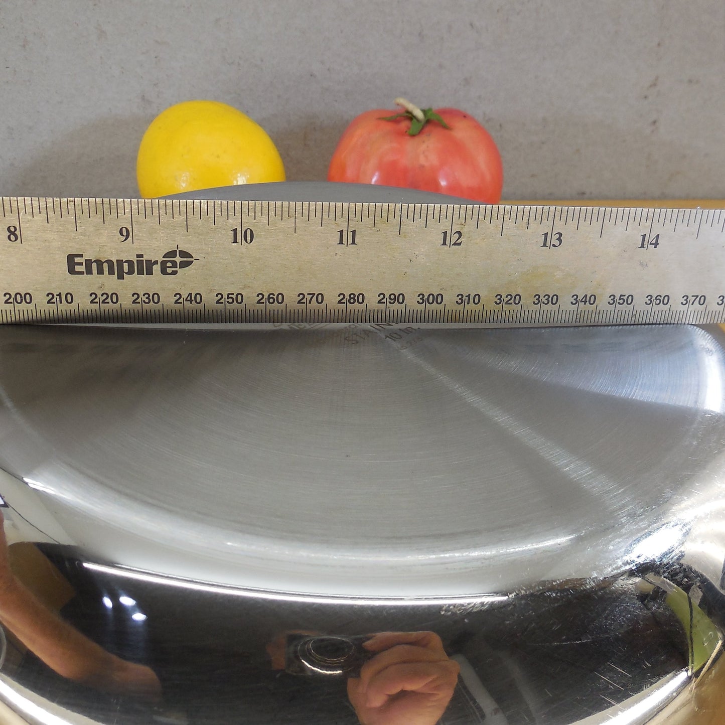 All-Clad USA Stainless Tri-Ply 10" Fry Pan Skillet Cleaned Polished