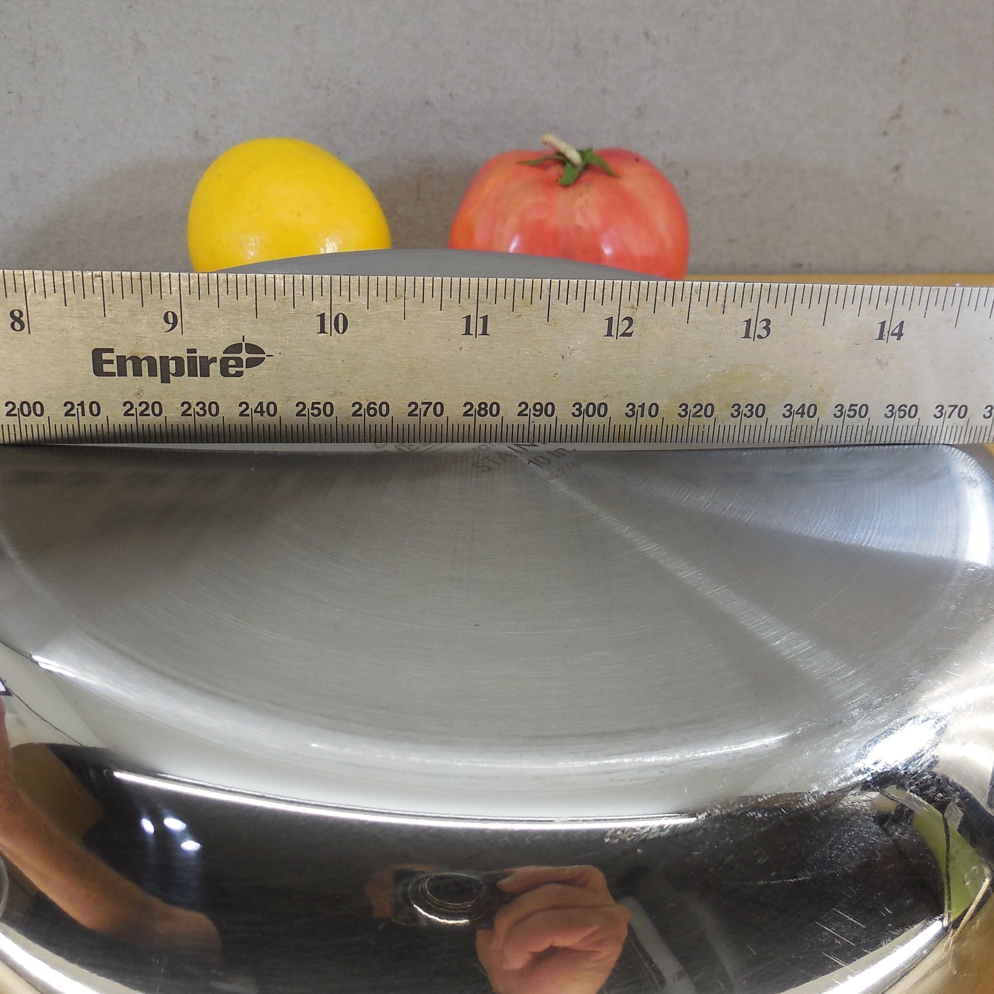 All-Clad USA Stainless Tri-Ply 10" Fry Pan Skillet Cleaned Polished