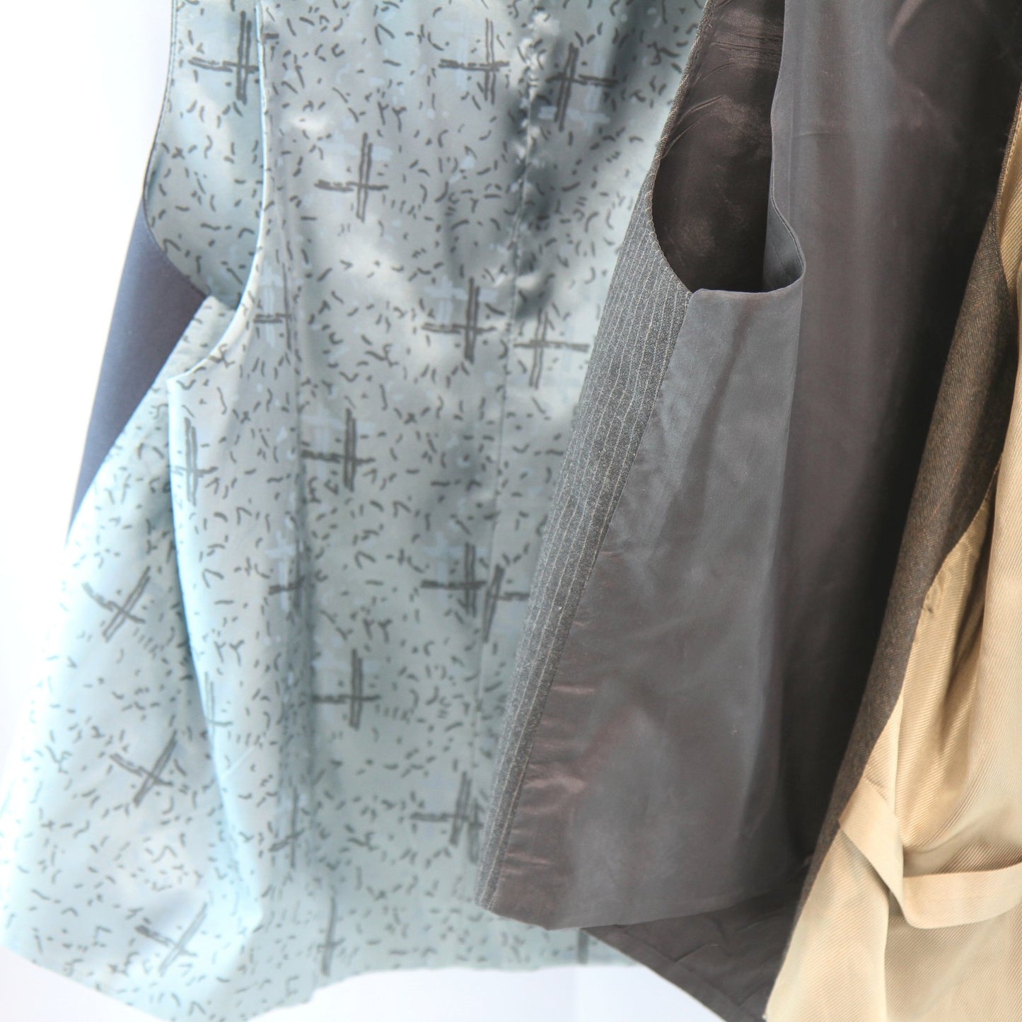 Collection Four 4 Mens Suit Vests Mix & Match For Variety and Style Choices 42