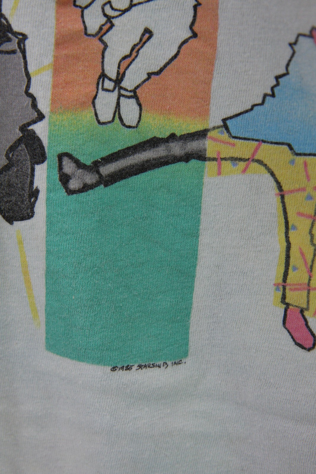 Vintage "Roadie" Starship 1985 Tour Tee Shirt, Large