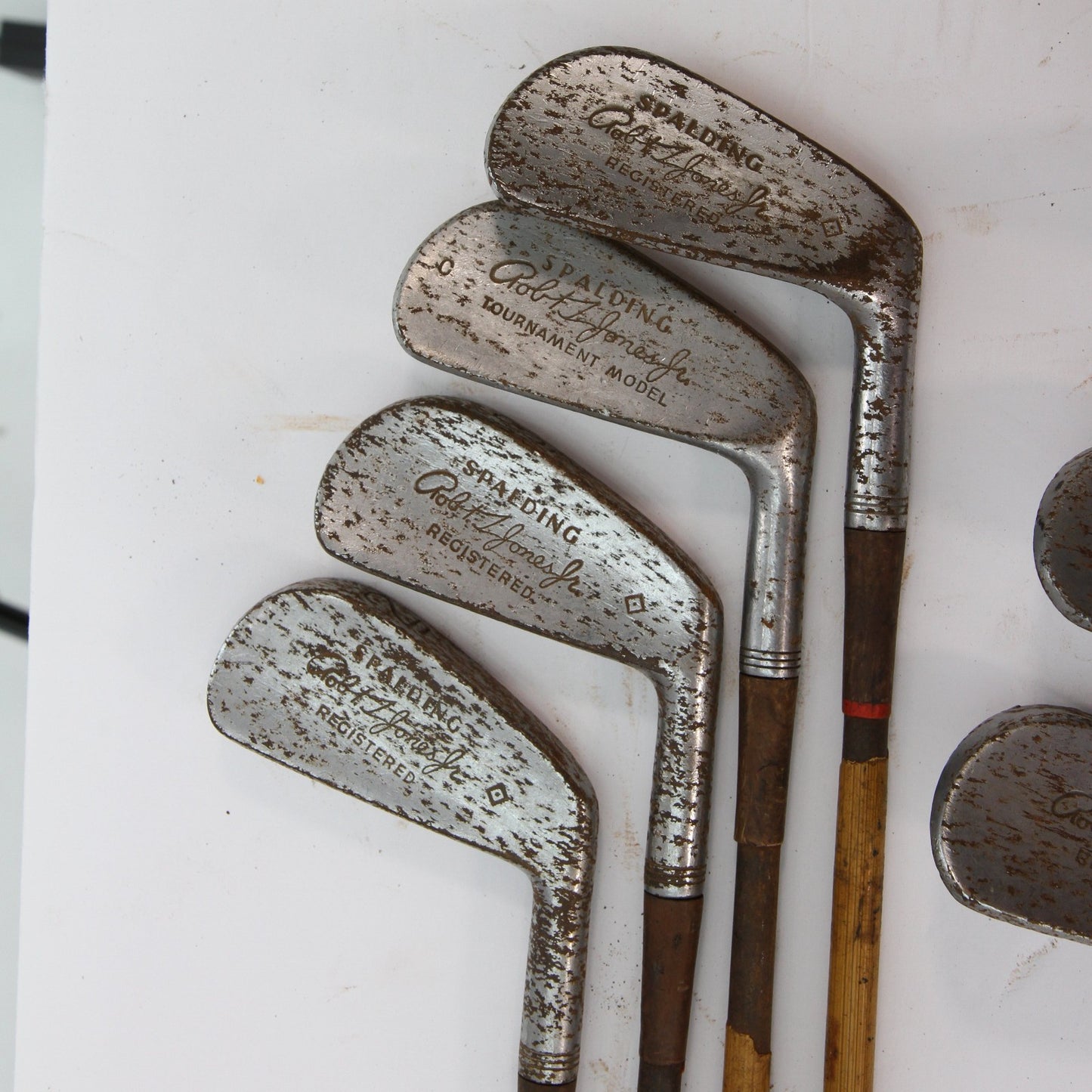 Vintage Spalding Tournament Model Robert T Jones Irons 2-3-5-6-7-8-9 RH