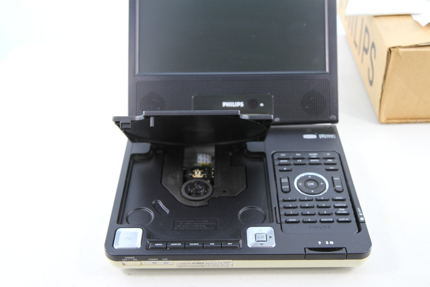 Vintage Philips DVD Portable Player DCP855 Bundle Parts