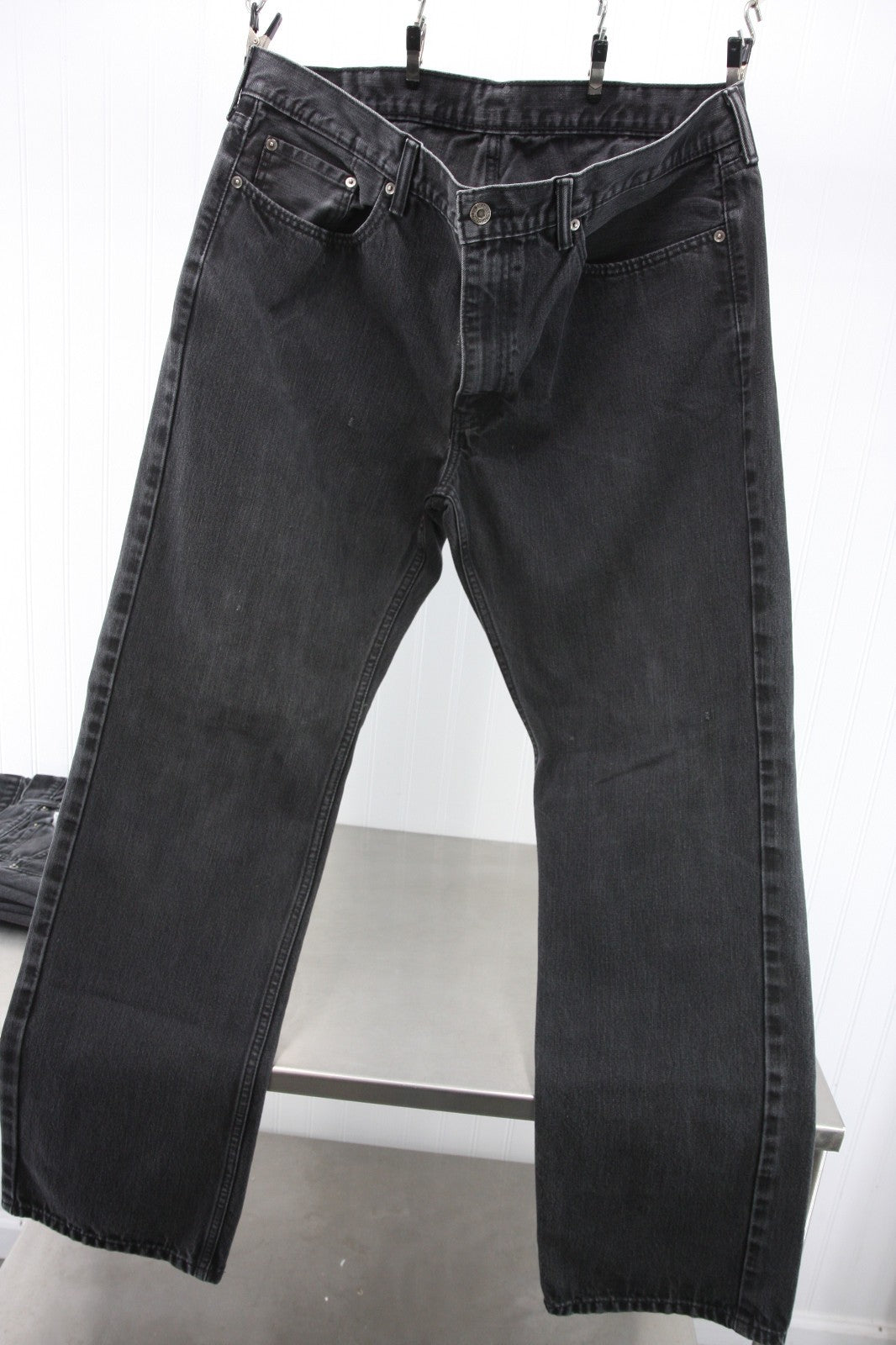 Levi Mens Black Jeans 38 X 34 Two Pair