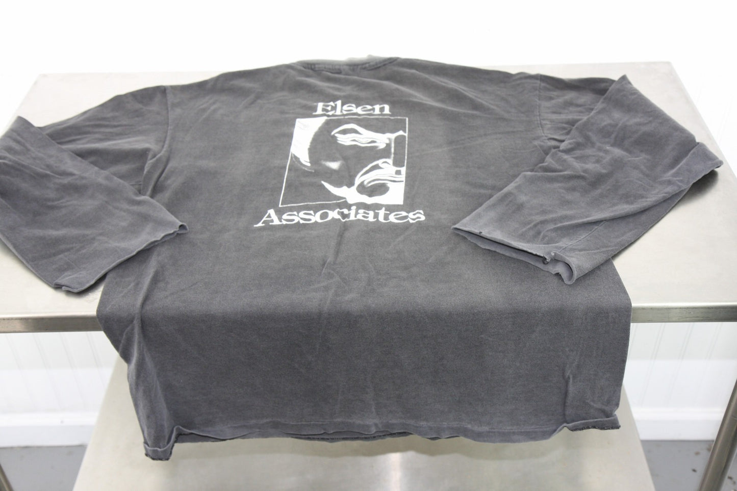 Two Vintage Elsen Associates Stagehand Promo Long Sleeve Shirts Theatre Stage