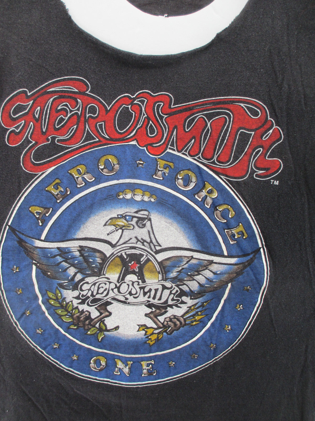 Vintage "Roadie" Tee Shirt Aerosmith Air Force One Tour 1986