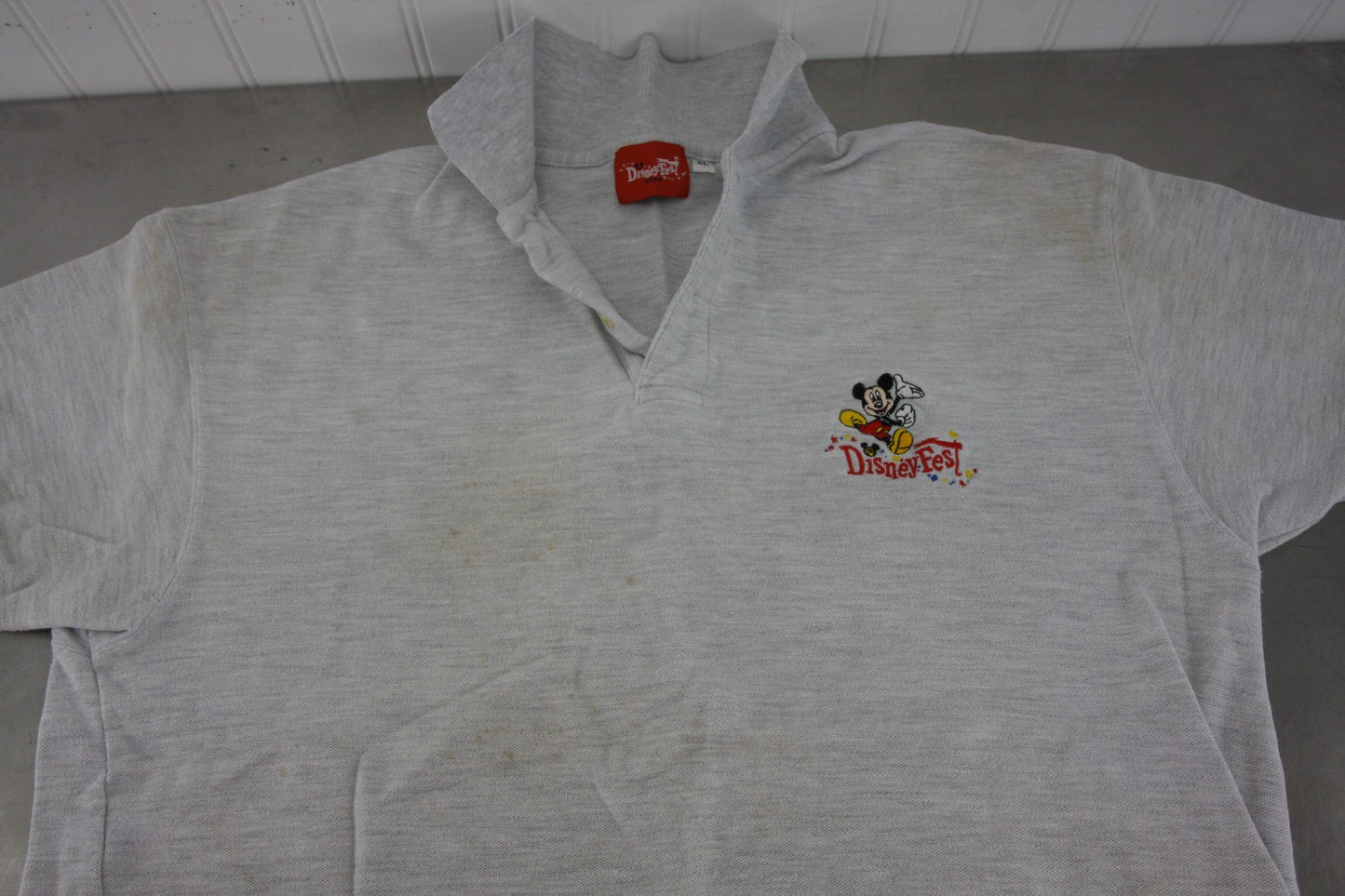 3 Vintage 1990s Stagehand Polo Shirts from Disney-Fest Crew & Taiwan XL