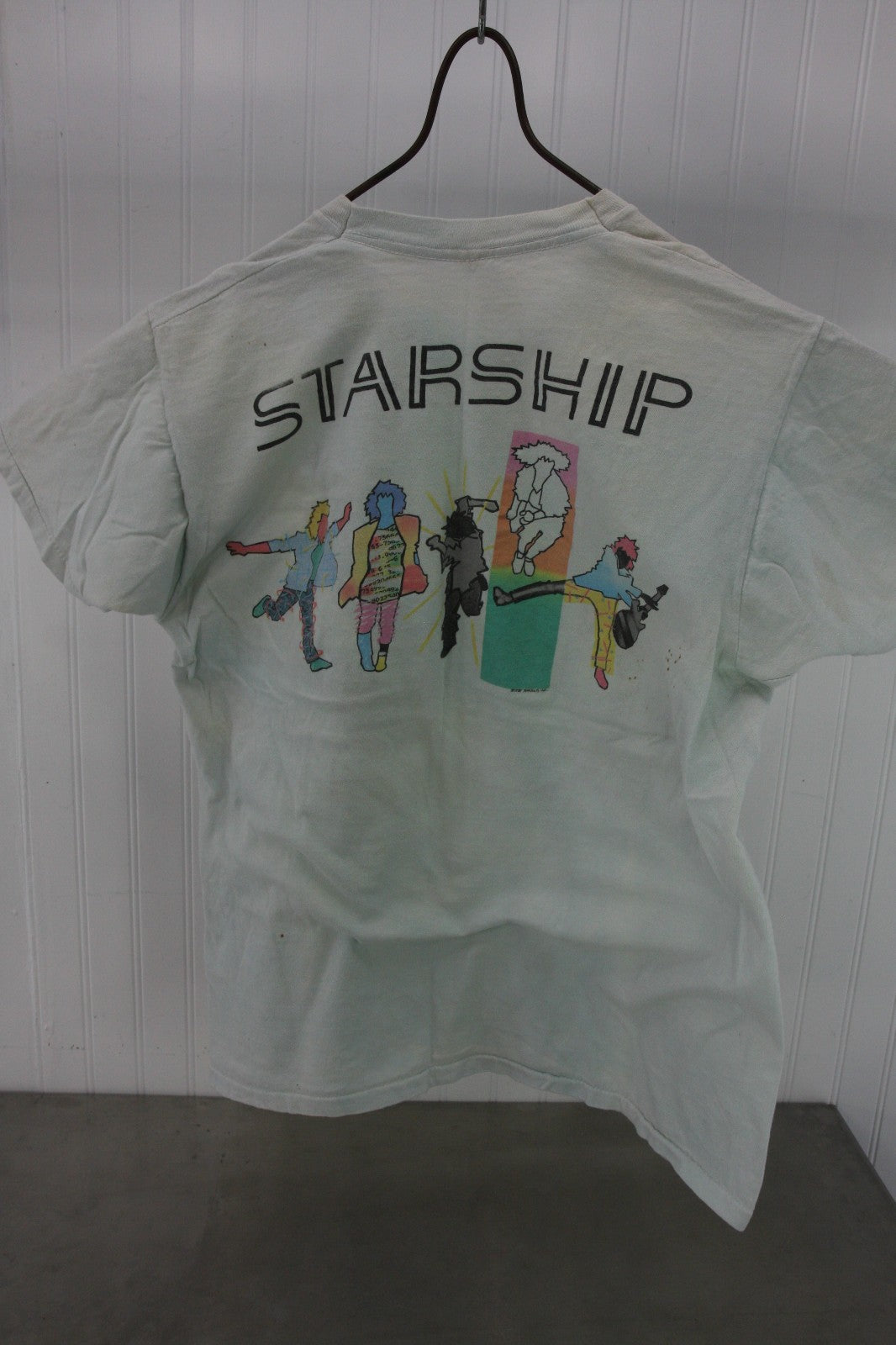 Vintage "Roadie" Starship 1985 Tour Tee Shirt, Large