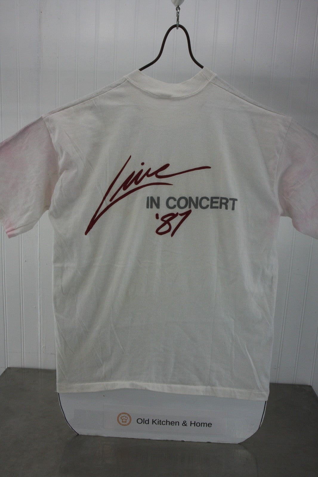 Vintage "Roadie" Lee Greenwood Live In Concert 1987 Tee Shirt XL