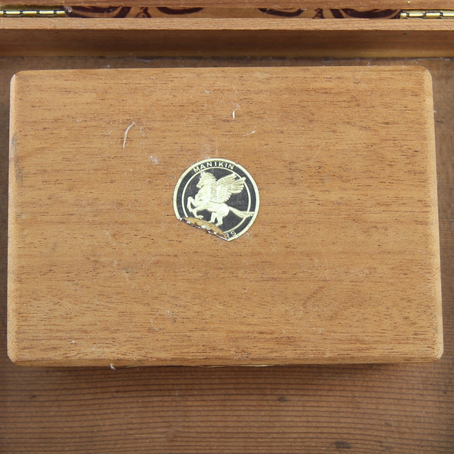 Lot of Four Wood Wine Cigar Boxes for Crafts and Decor