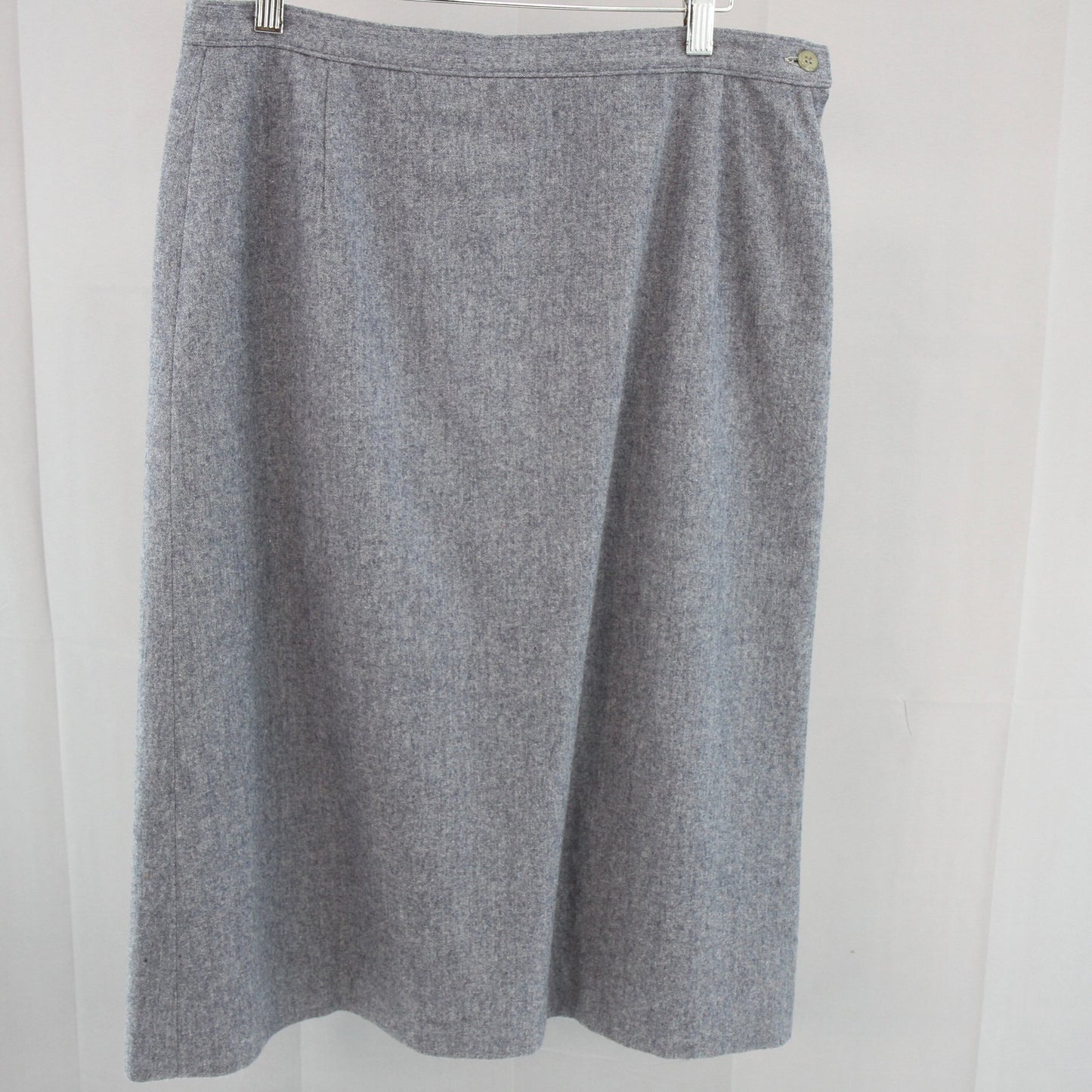 Vintage 1980s Pendleton Womens Wool Two Piece Suit  Grey Blue USA