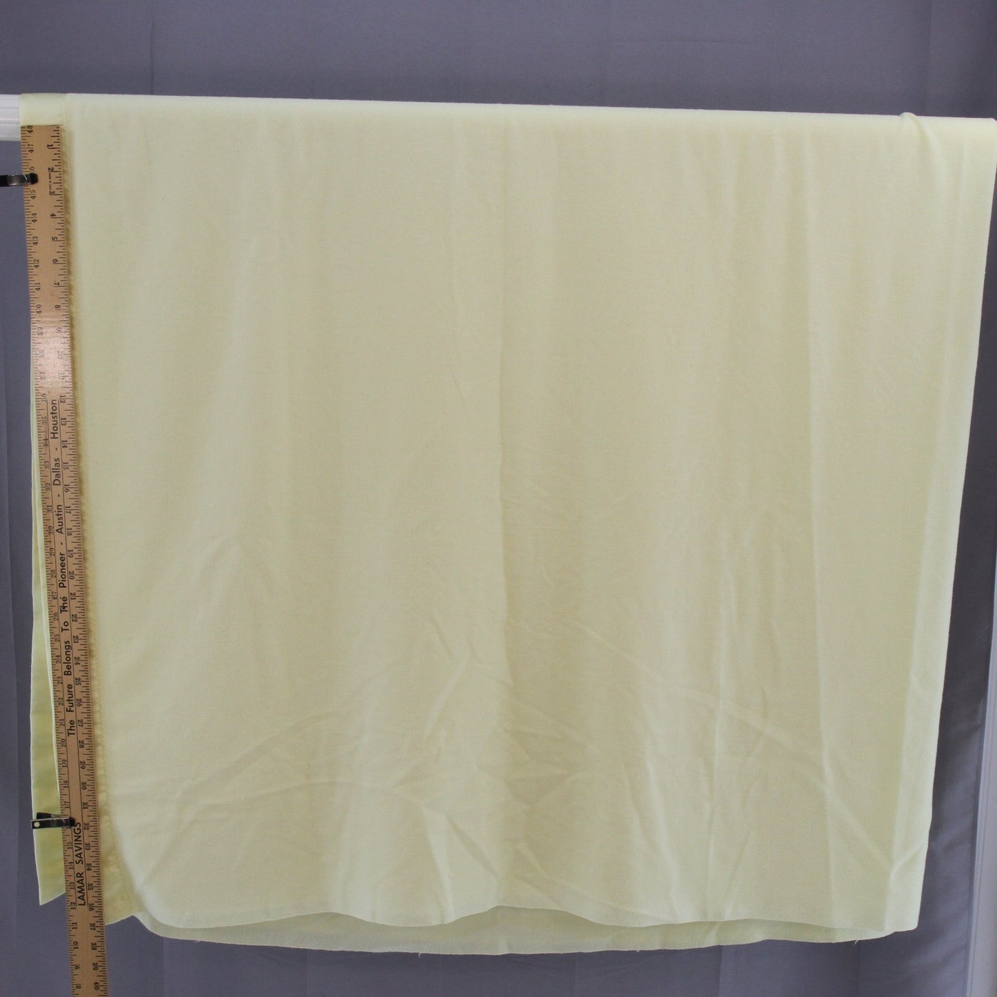 Vintage North Star Sheer Light Open Wool Blanket Pale Yellow  78"W X 88"L
