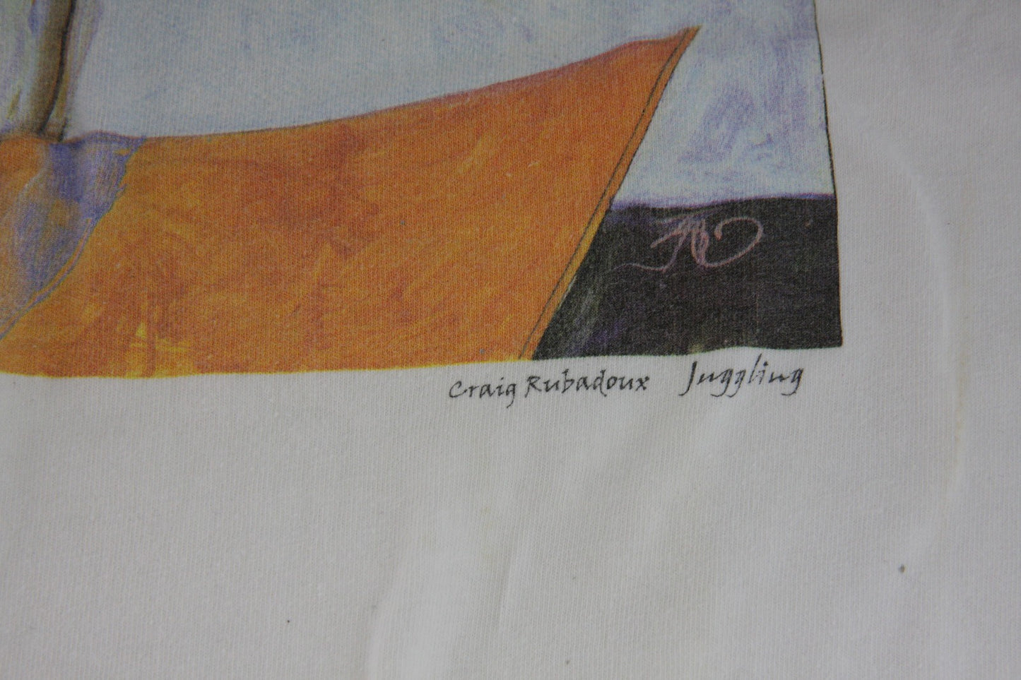 Pair Vintage Stagehand XL Tee Shirt Sarasota Music Festival 1990s Craig Rubadoux