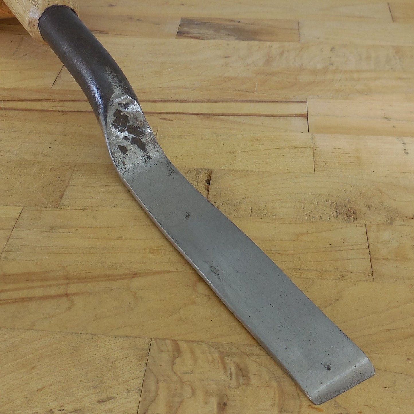 Lg. Oak Offset Crank Neck 16" Chisel Framing Bench Custom Steve Wus Wood Handle