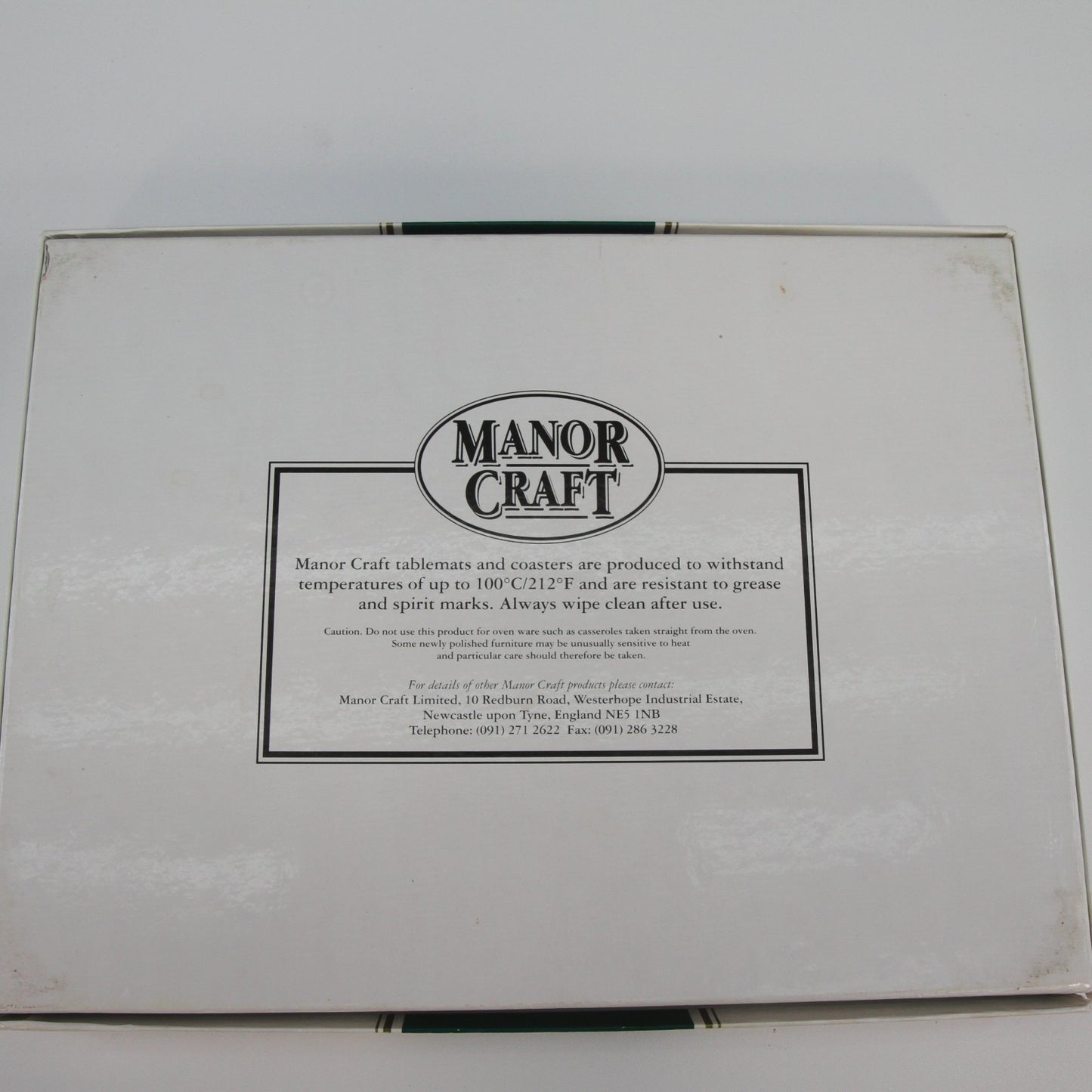 Manor Craft 6 Place Royal Stewart Tartan Plaid Place Mats Vinyl Tops Cork Backs