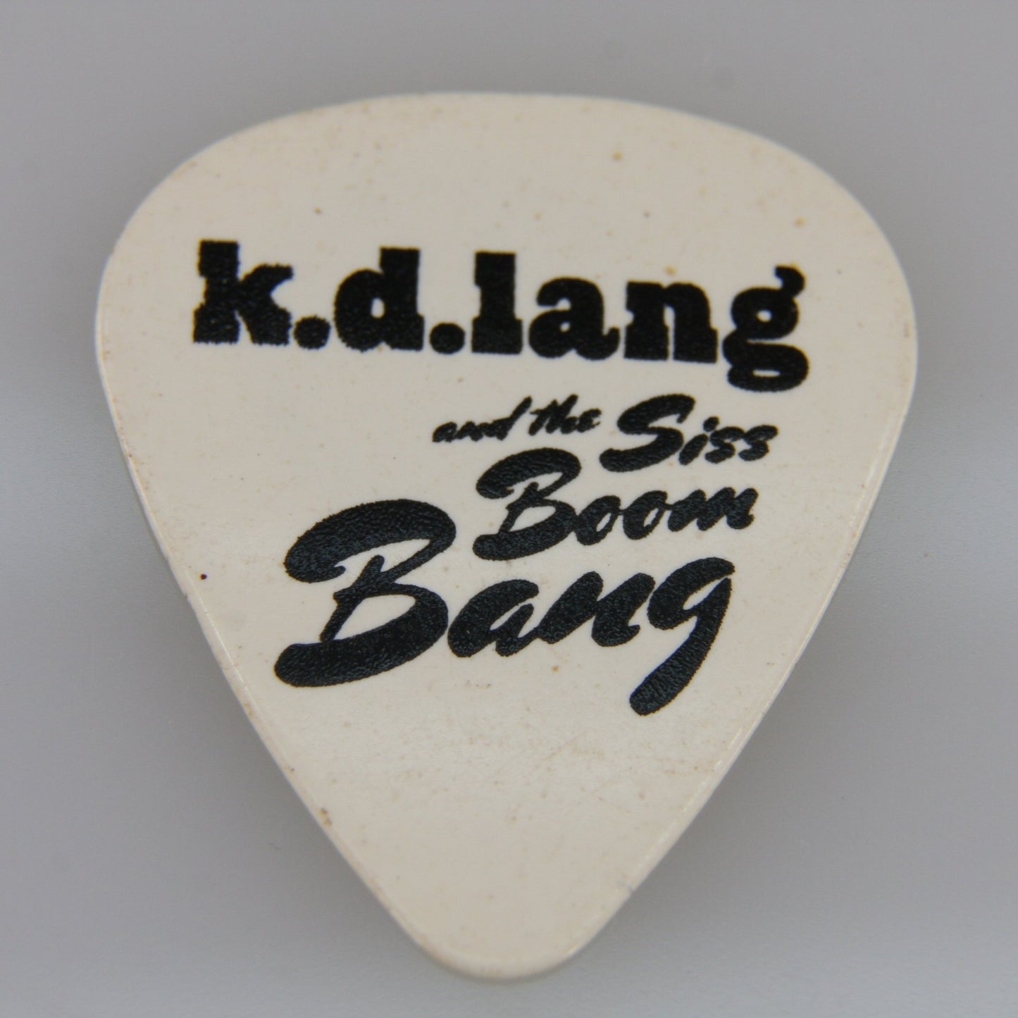Vintage Guitar Pick KD Lang and the Siss Boom Bang Tour 2011? Sing It Loud