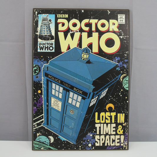 Doctor Who Lost In Time & Space Plaque Flashing Tardis LED Light 2015 92590-DW
