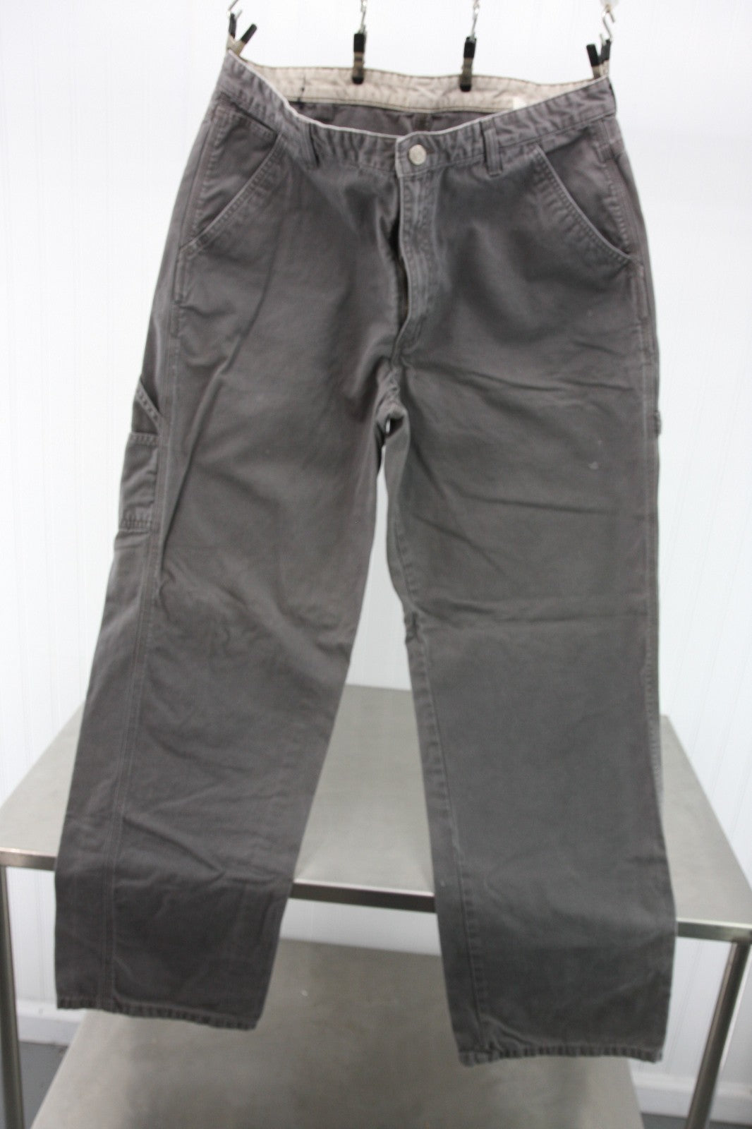 Wrangler Mens Carpenter Jeans 38x34 Two Pair, One Blue, One Gray