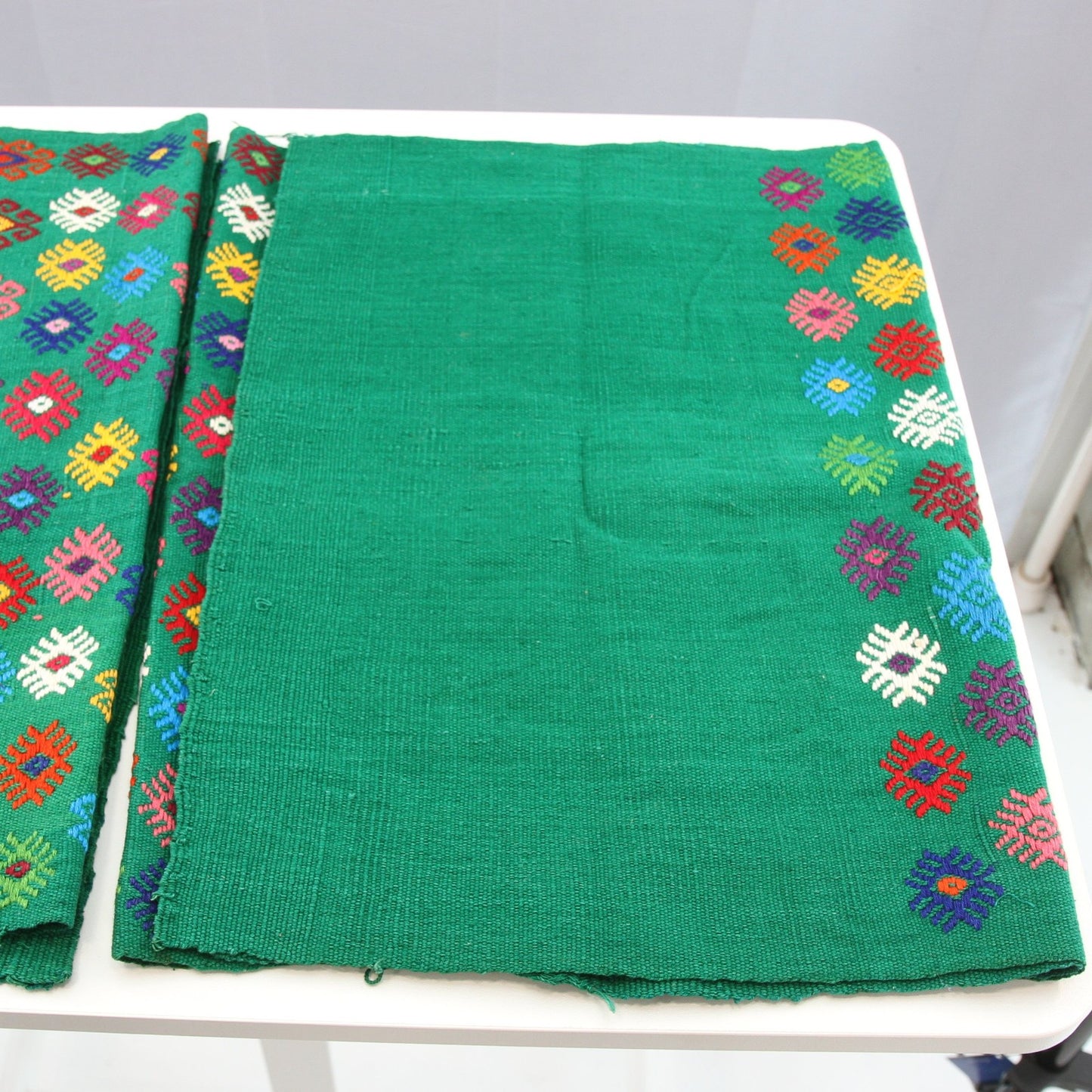 Ukrainian Woven Embroidered Table Runner (2 Available) 50" X 17"