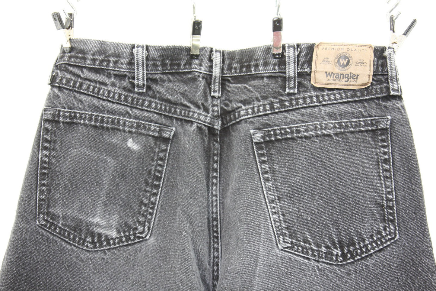 Wrangler Black Mens Jeans 38x34 Relaxed Fit
