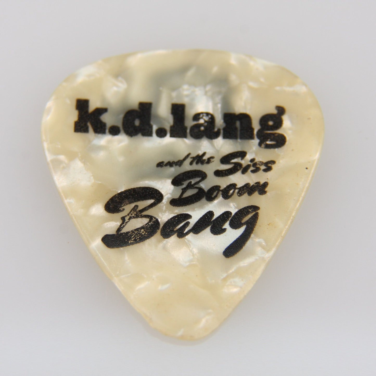 Vintage Guitar Pick KD Lang and the Siss Boom Bang Tour 2011? Sing It Loud