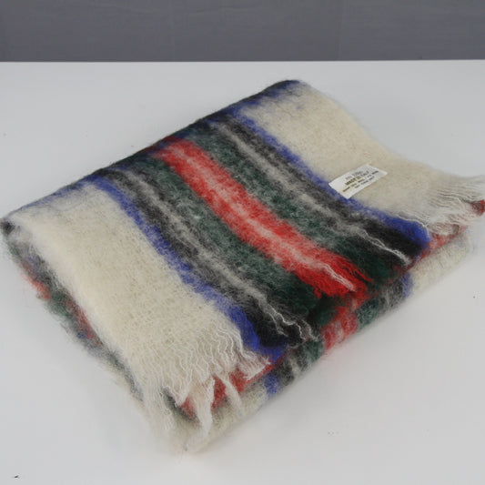 Vintage Unbranded Italian Wool Nylon Scarf Unisex 72" X 10 1/2"