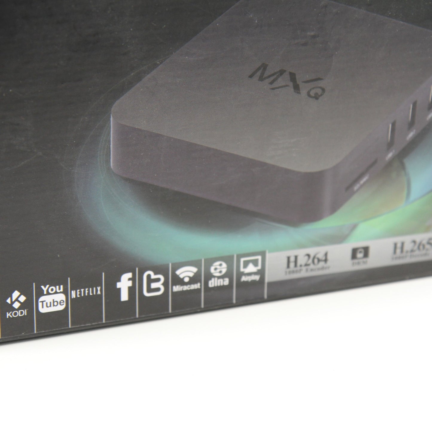 MXQ OTT TV Box 4x CPU GPU Android KitKat Internet TV Box With Remote