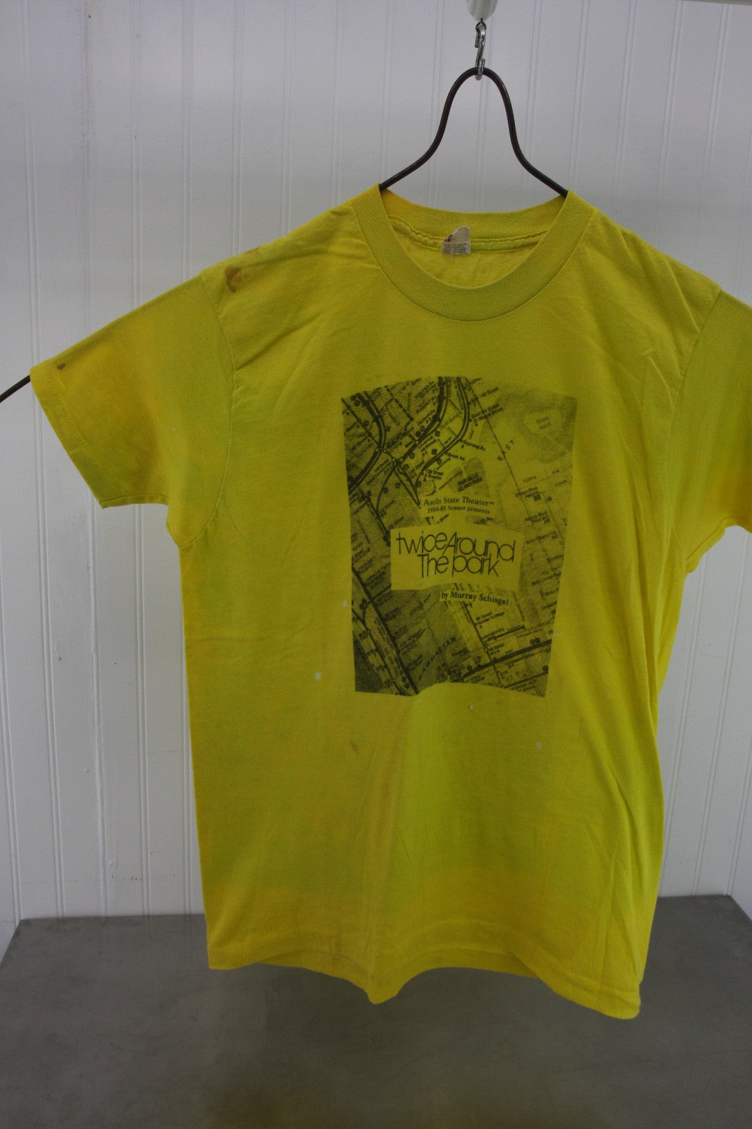 2 Pack Vintage Stagehand Tee  Asolo State Theater Stag at Bay Twice Around Park