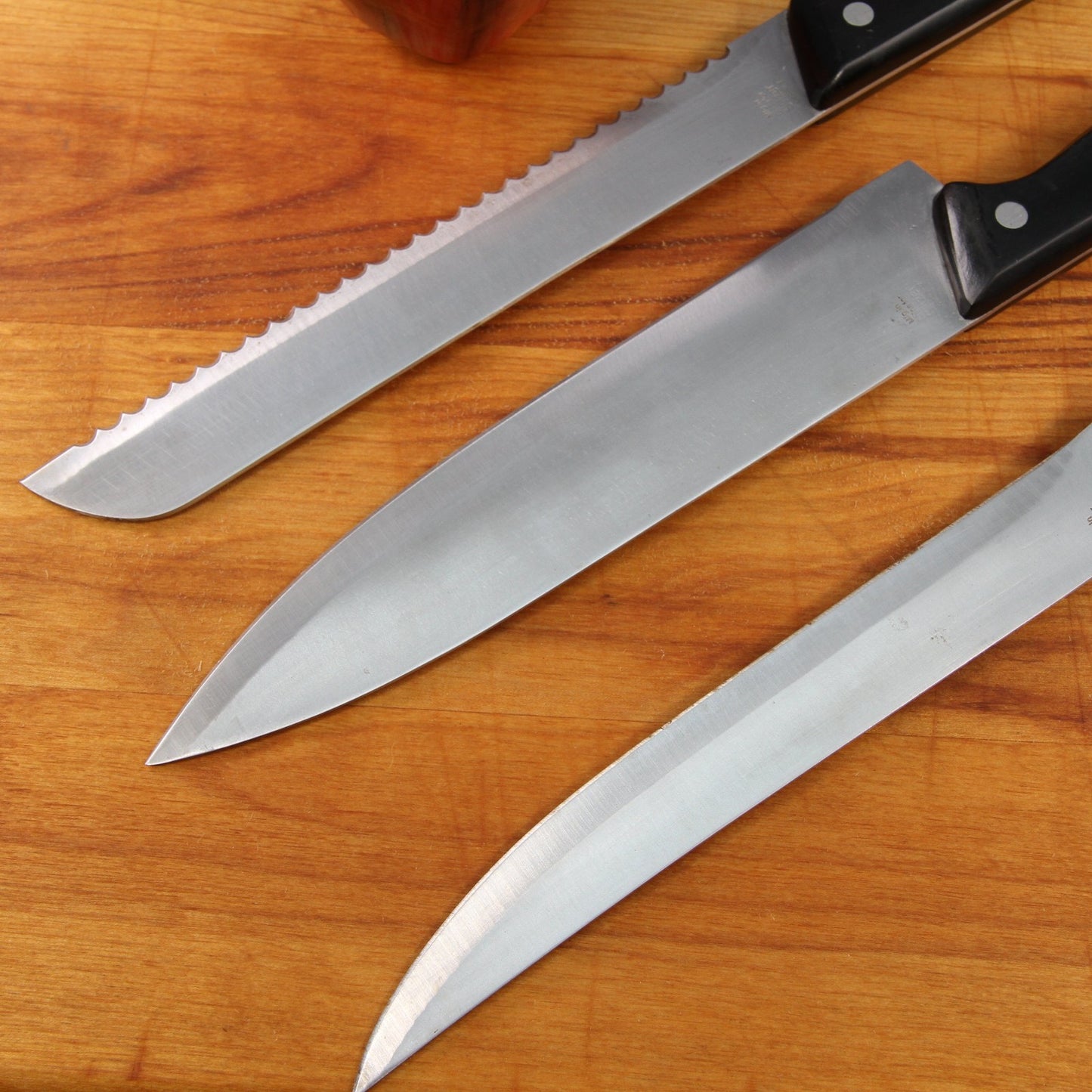 Slitzer Rostfrei Stainless Steel Kitchen Knife Set of Three 12 1/2"