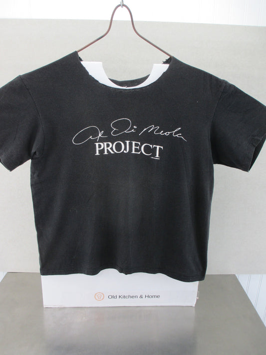 Vintage "Roadie" Tee Shirt Al DiMiola Project 1988 XL