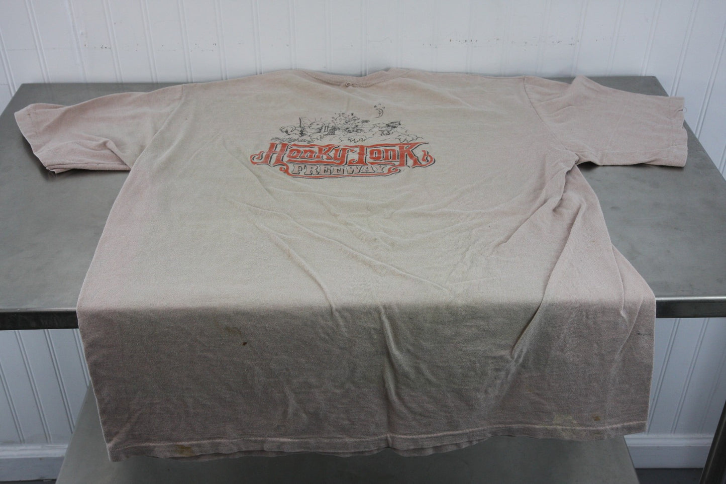 Vintage Flop Movie 1981 Honky Tonk Freeway Tee Shirt Stagehand  Set Lighting XL
