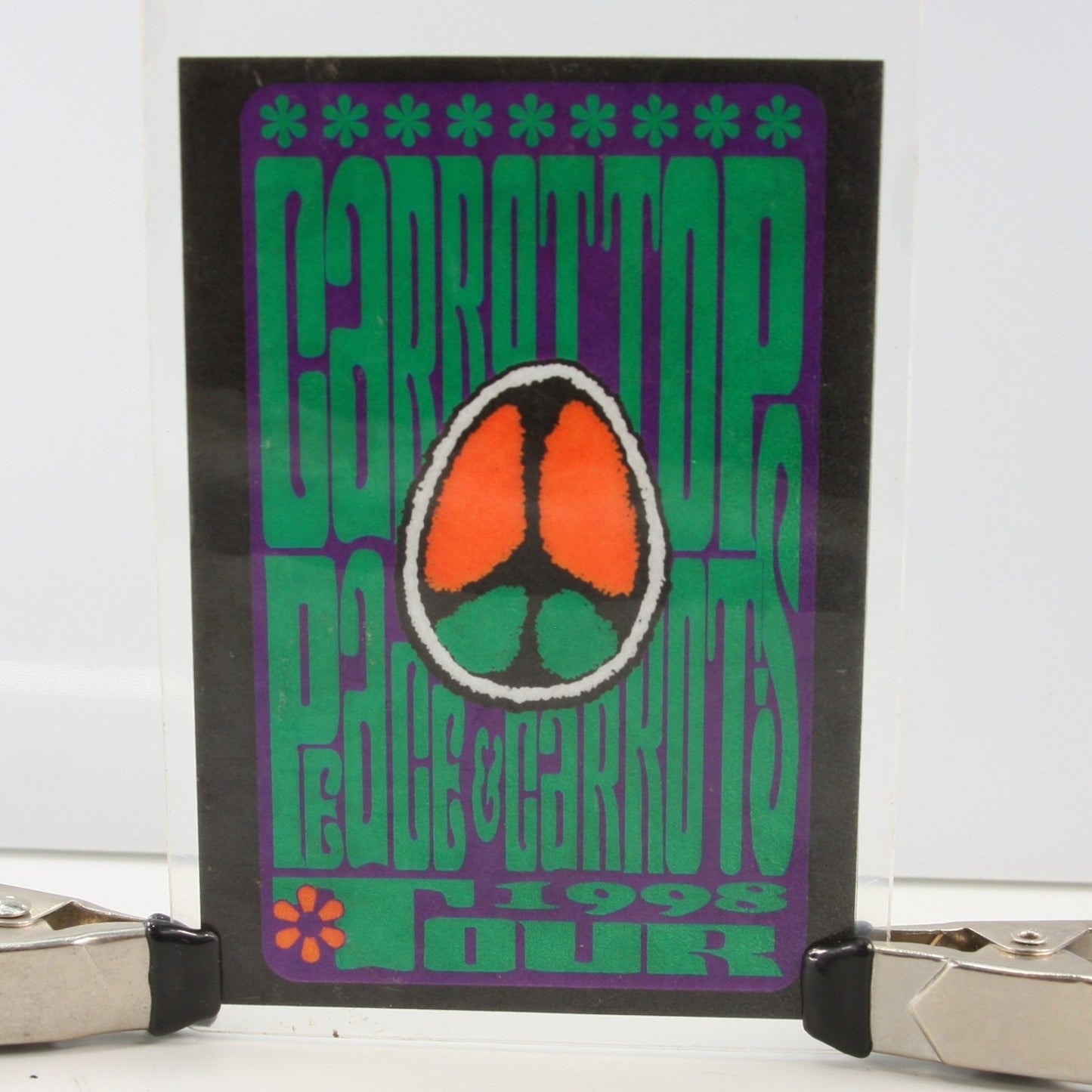 Stagehand Pass Carrottop Peace & Carrots 1998 Tour