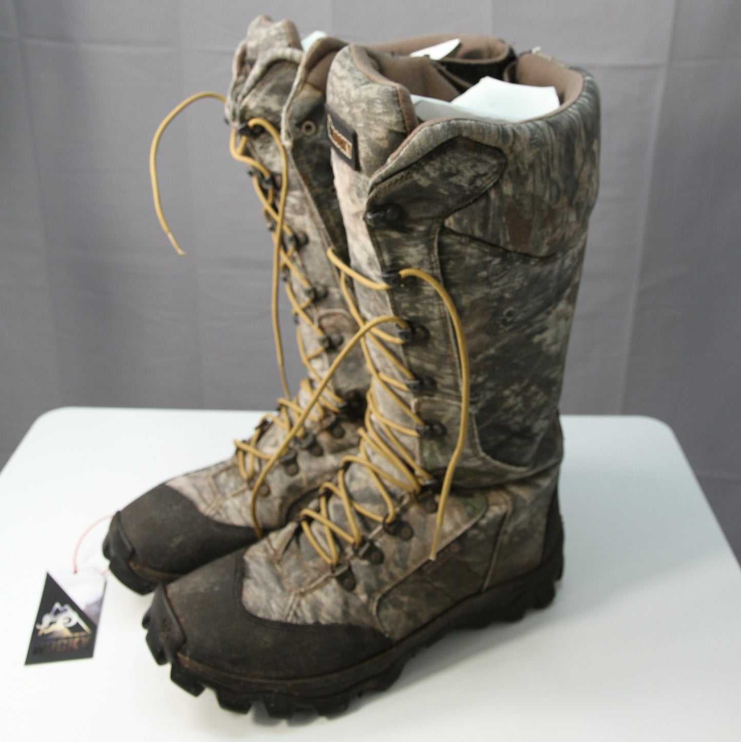 Rocky Lynx Waterproof 16" Snake Side-zip Boots Model 7379 - SIZE 12M