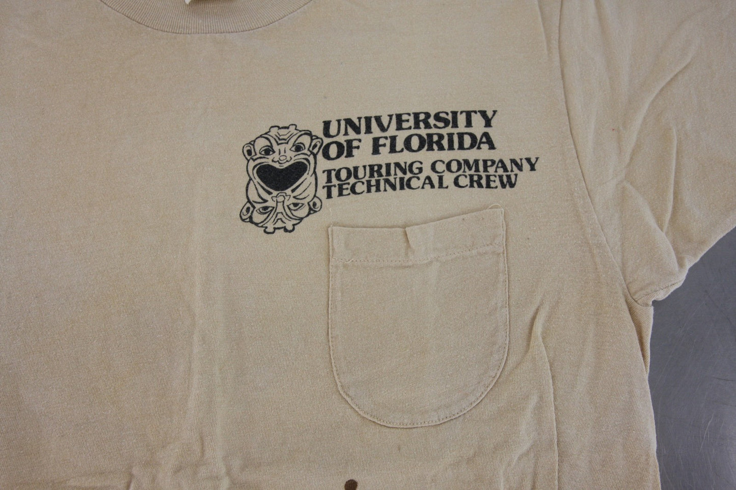 Vintage Stagehand Tee Shirt University of Florida Touring Company Technical Crew