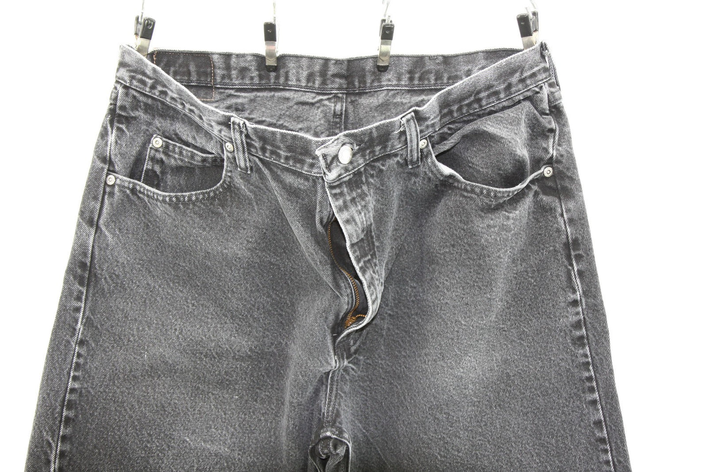 Wrangler Black Mens Jeans 38x34 Relaxed Fit