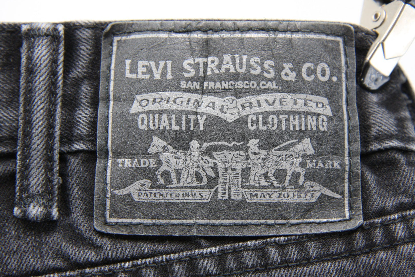 Levi Mens Black Jeans 38 X 34 Two Pair