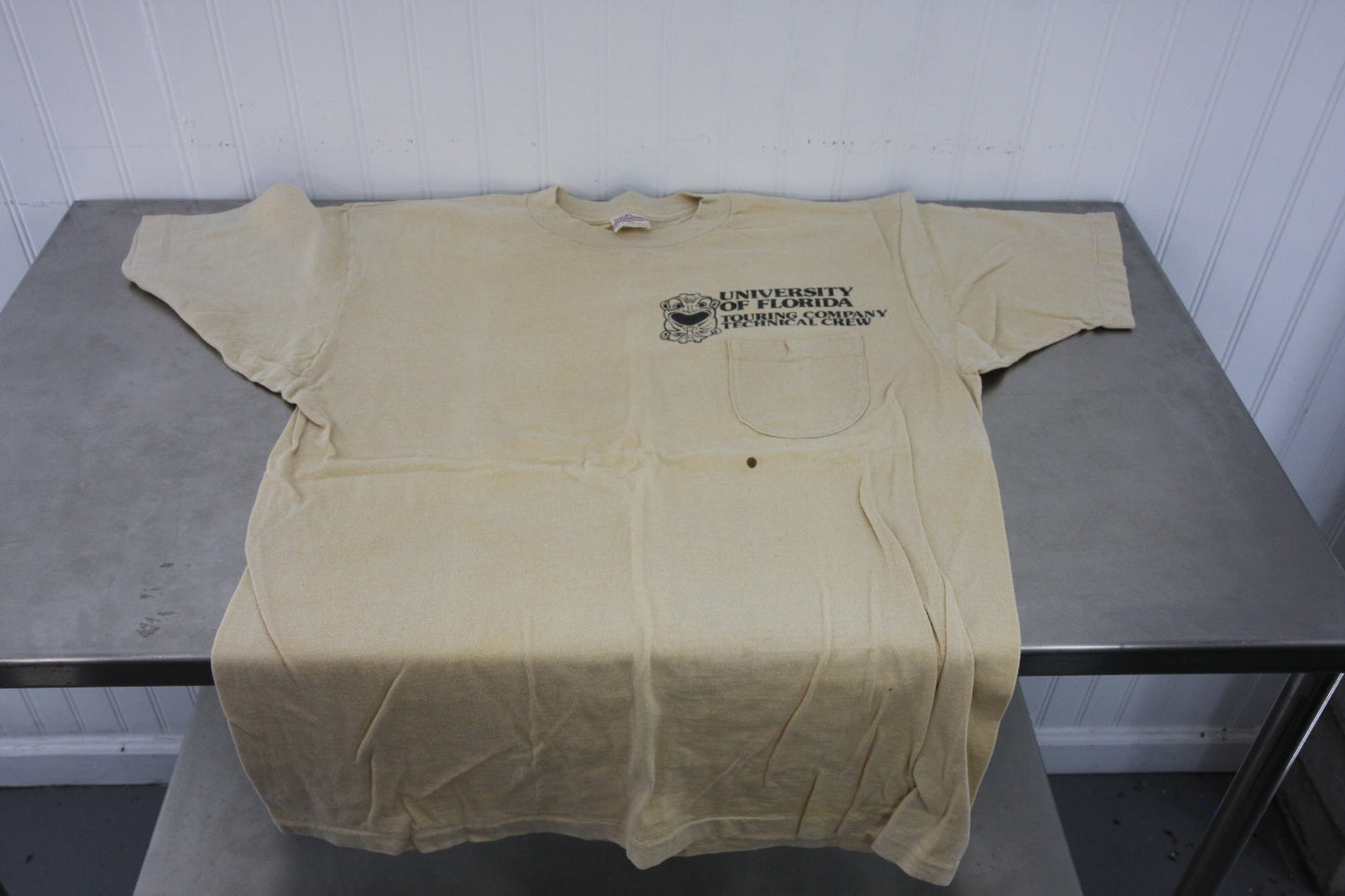 Vintage Stagehand Tee Shirt University of Florida Touring Company Technical Crew