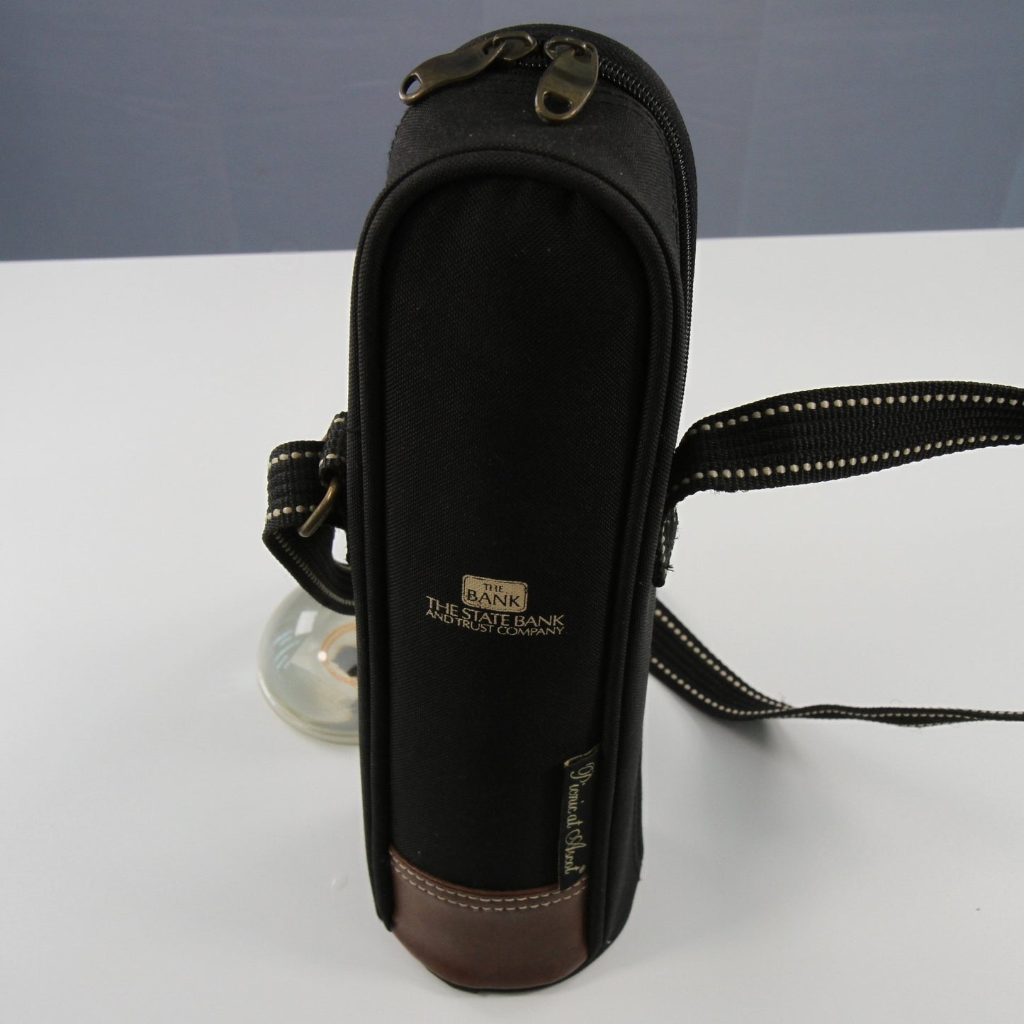 Picnic at Ascot Vacuum Bottle With Carrier State Bank and Trust Company