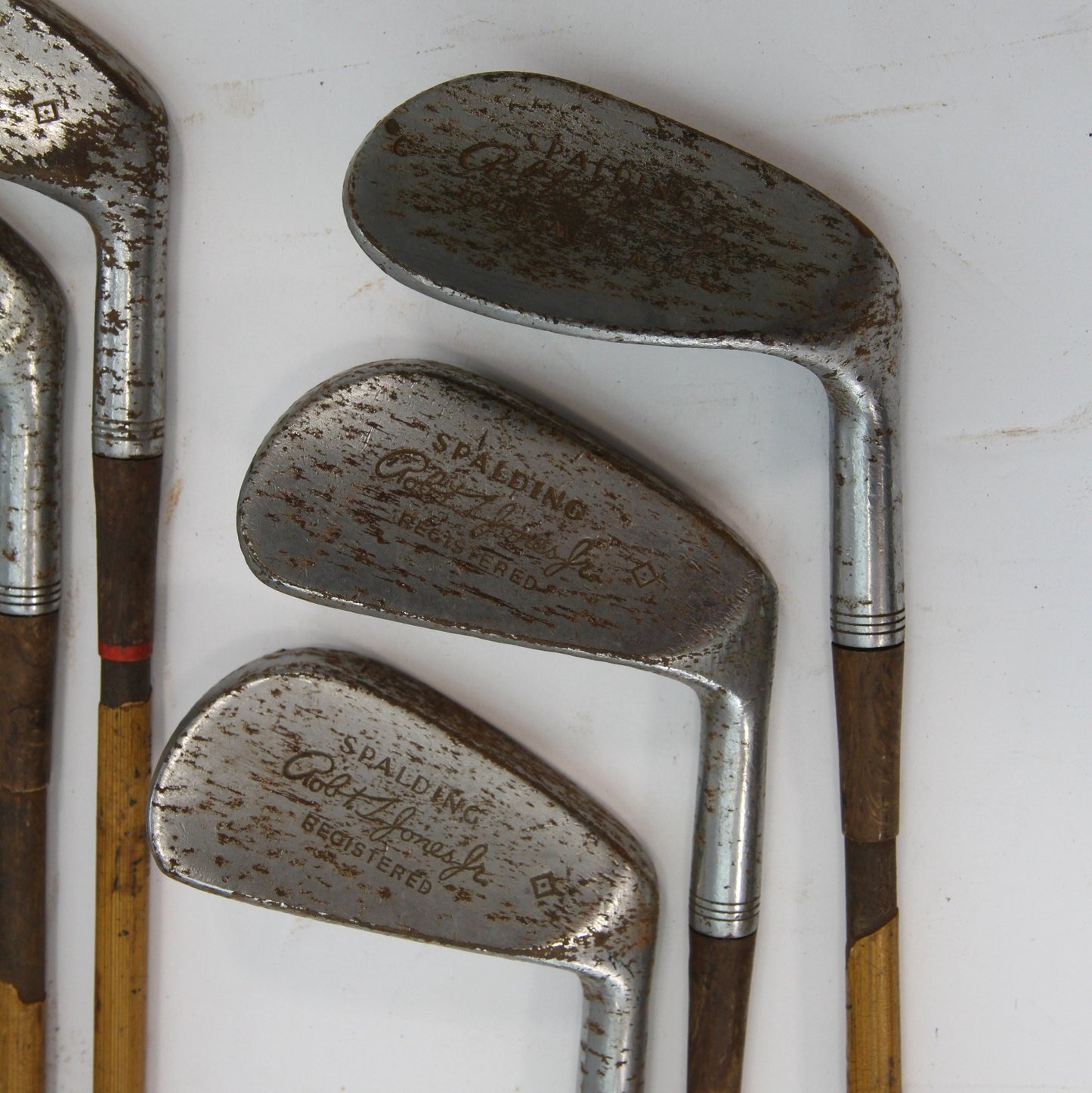 Vintage Spalding Tournament Model Robert T Jones Irons 2-3-5-6-7-8-9 RH