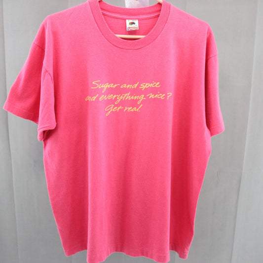 Vintage 2005 Virginia Slims Womans Tee Shirt Sugar & Space with Tag XL