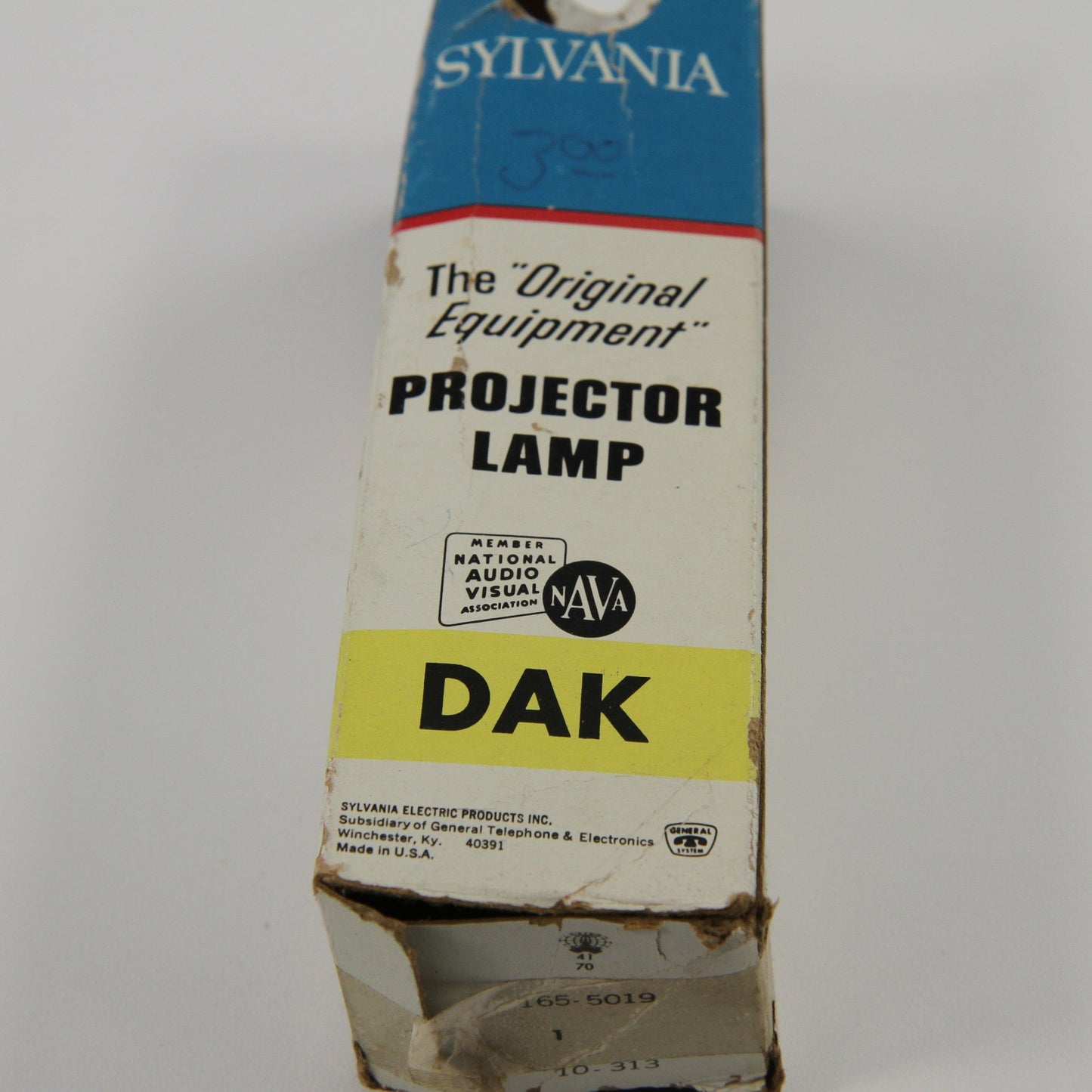 Vintage Sylvania DAK Blue Top & Kondo CLS Projector Lamps