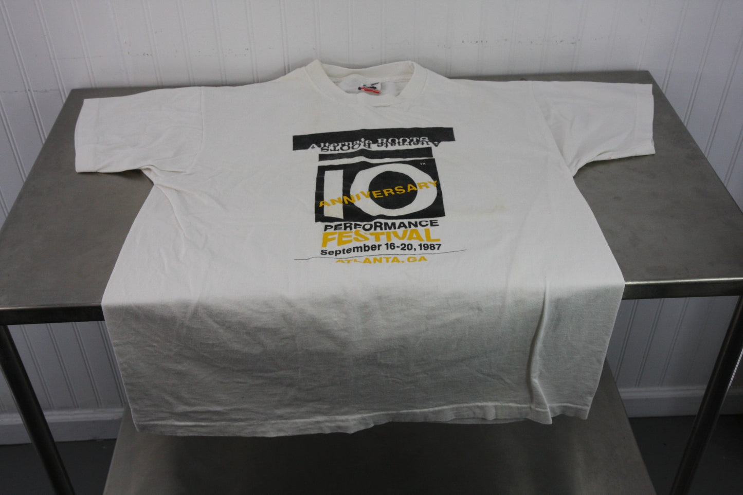 Vintage Tee Alternate Roots 10th Anniversary Performance Festival 1987 Atlanta
