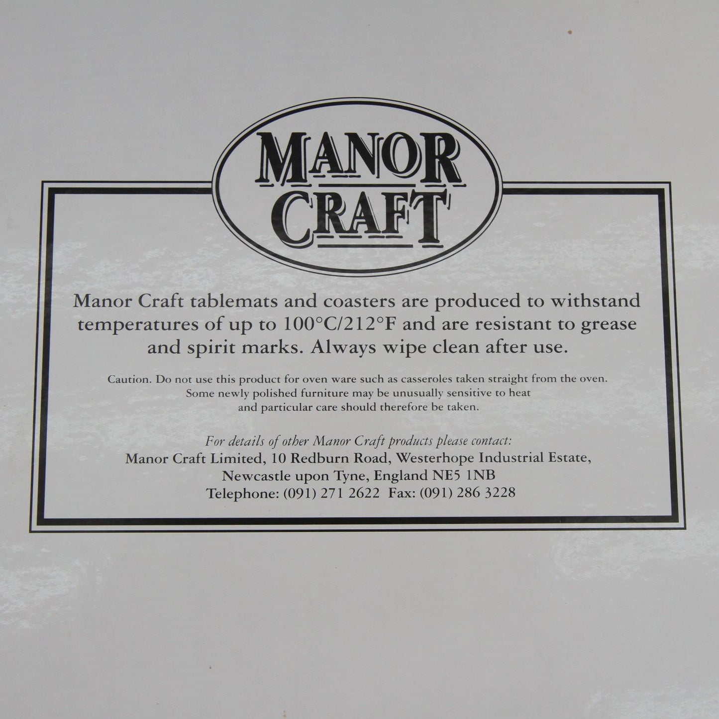 Manor Craft 6 Place Royal Stewart Tartan Plaid Place Mats Vinyl Tops Cork Backs